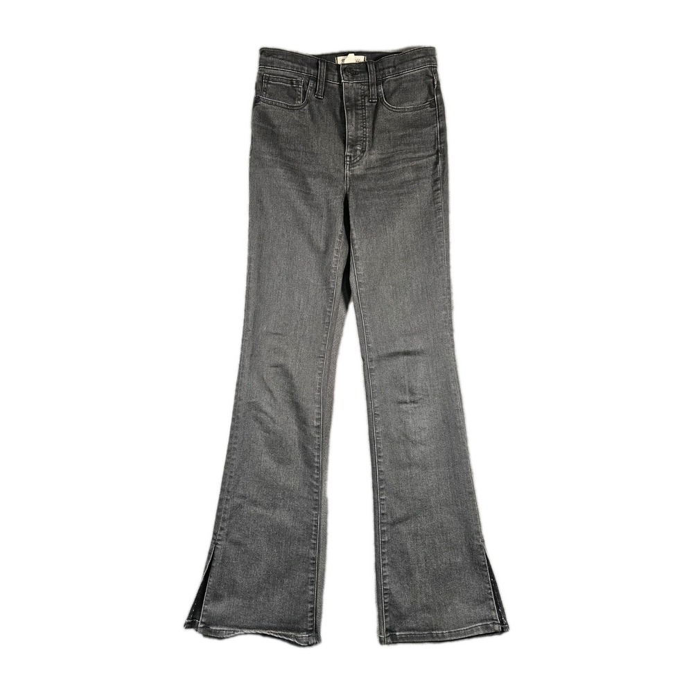 Madewell Roadtripper Skinny Flare Jeans Womens 25 Black Stretch Denim